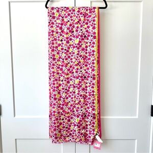 Kate Spade Marker Floral Silk Scarf